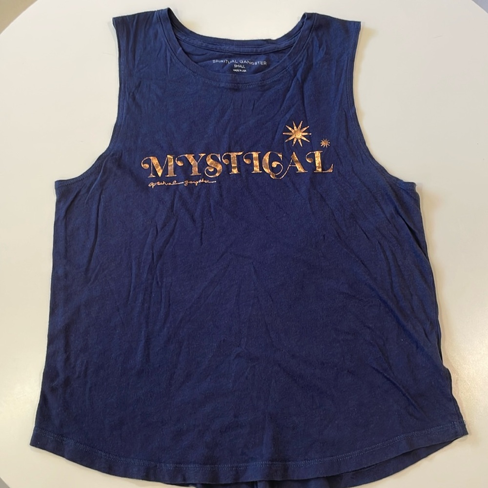 Womens spiritual gangster tank size small